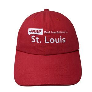 AARP Real Possibilities in St. Louis Strapback Hat Red One Size BIC